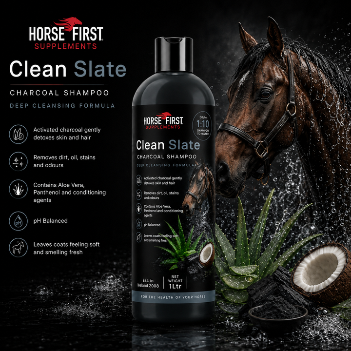 Clean Slate - Charcoal Horse Shampoo 1ltr