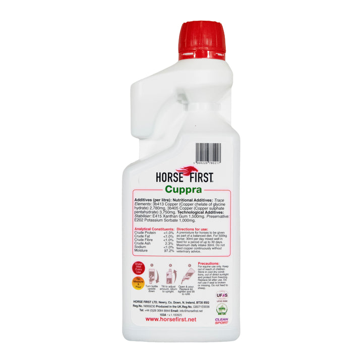 Cuppra 1 Litre - 30 Day Supply